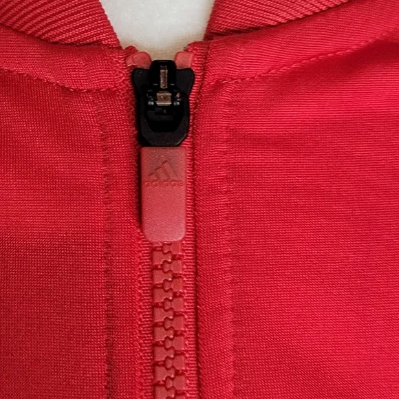Adidas Red/white Track Jacket - Picture 6 of 10